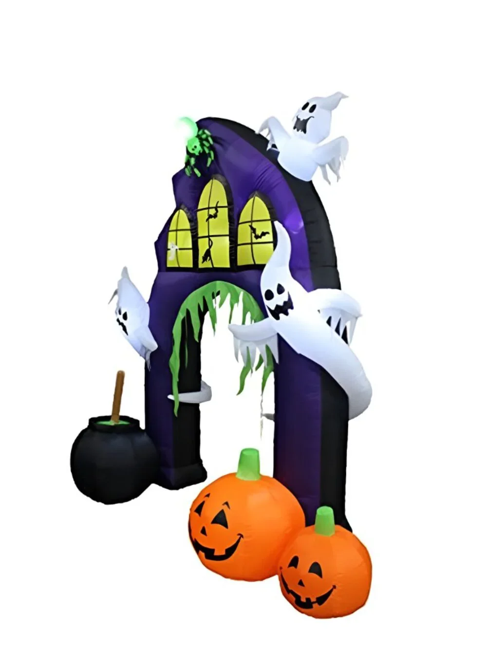 9 FT Tall Halloween Inflatable Castle Archway